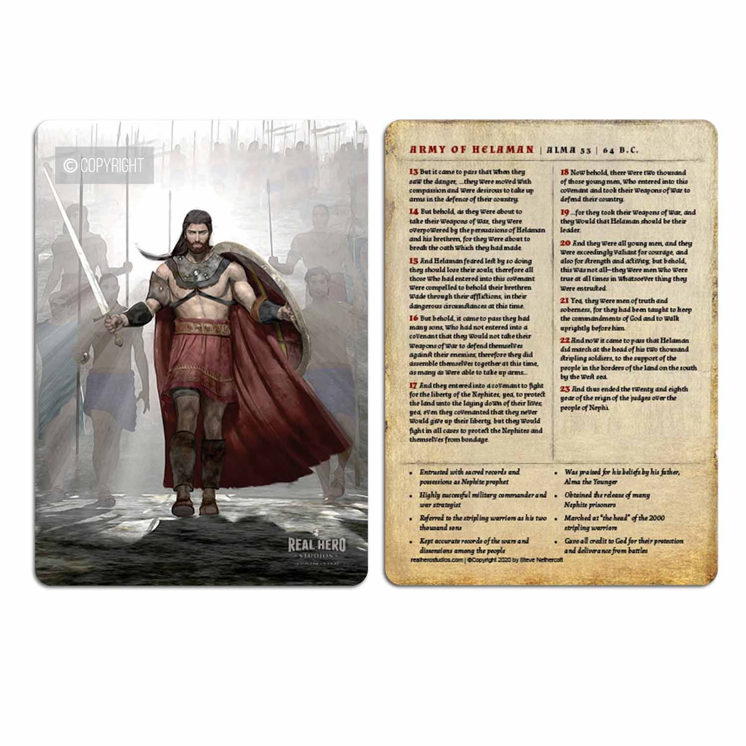 Army of Helaman 5x7 Card