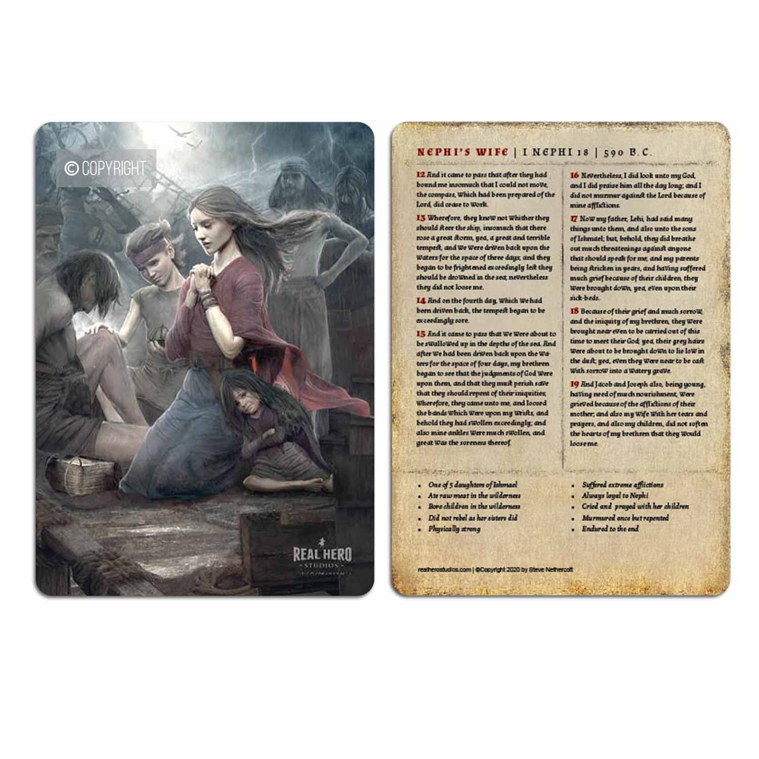 Nephi's Wife 5x7 Card Nephi's Wife 5x7 Card