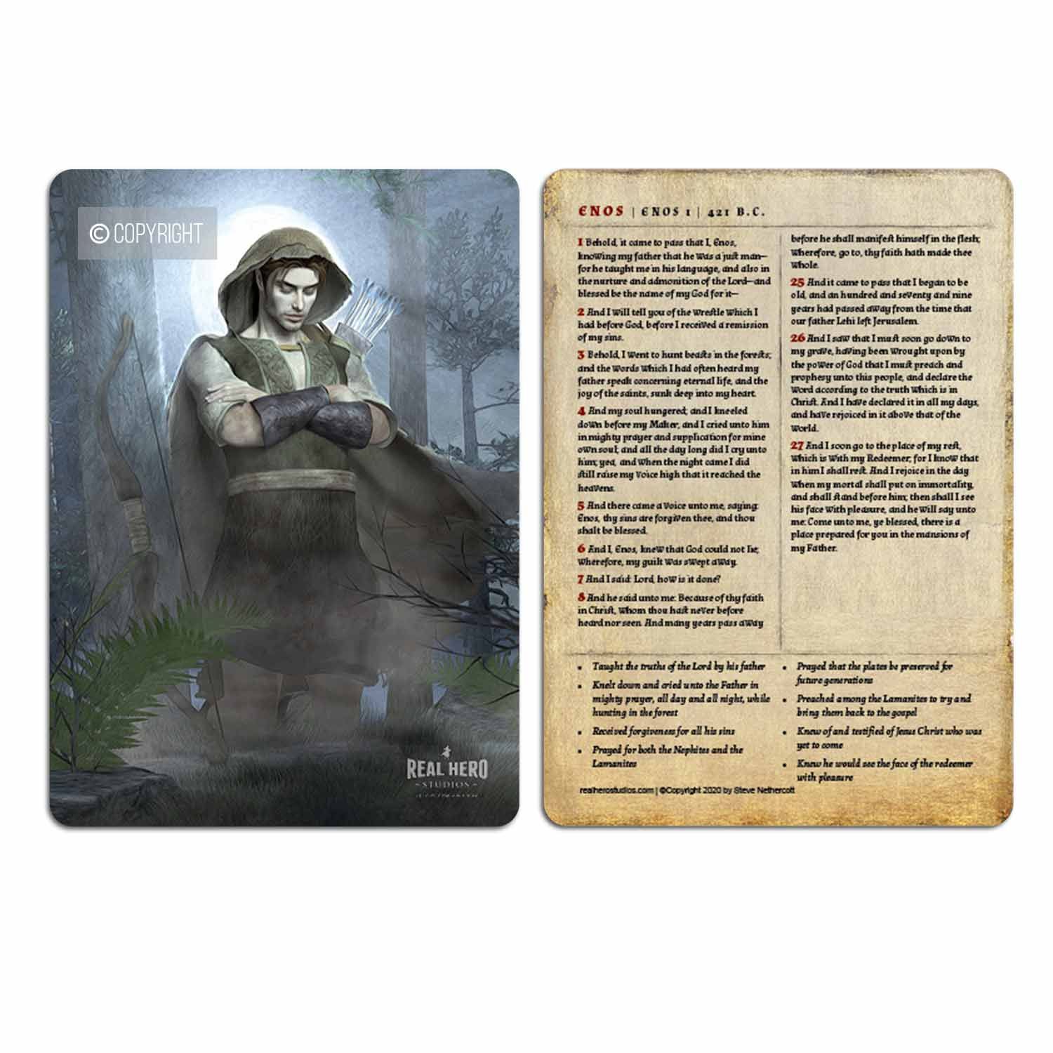 Enos 5x7 Card Enos 5x7 Card