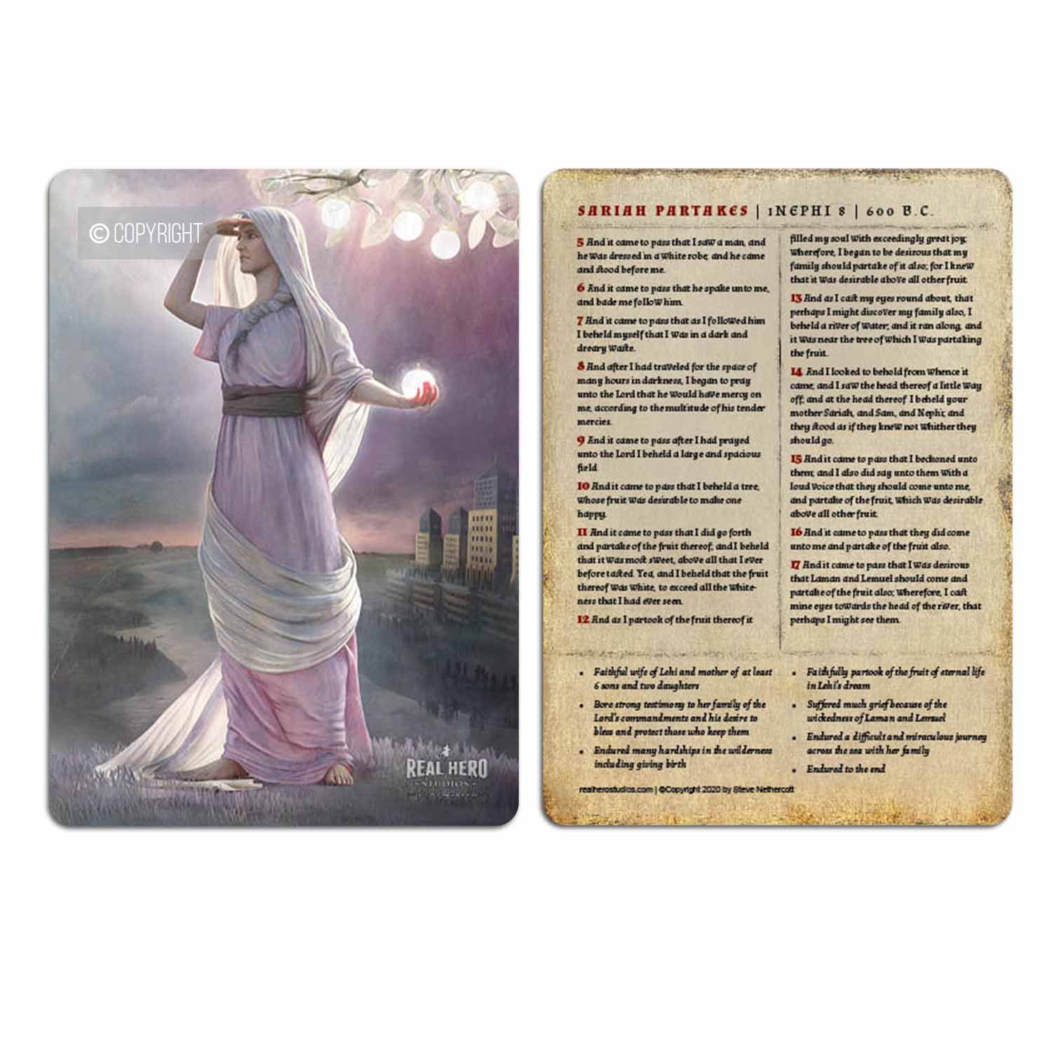 Sariah Partakes 5x7 Card Sariah Partakes 5x7 Card