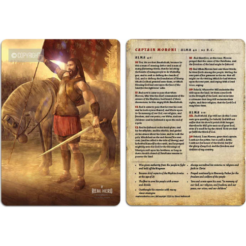 Captain Moroni 5x7 Card