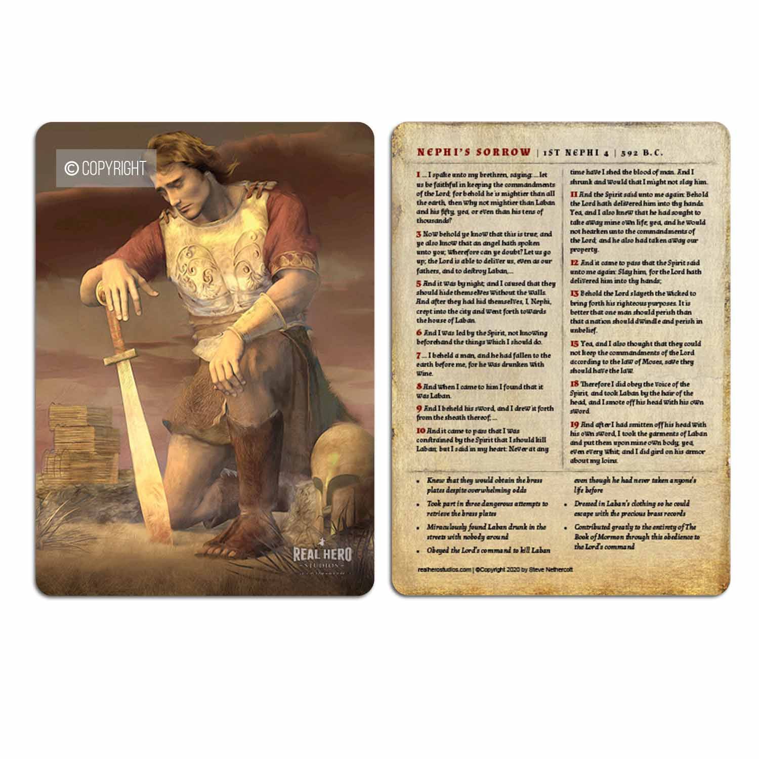 Nephi's Sorrow 5x7 Card