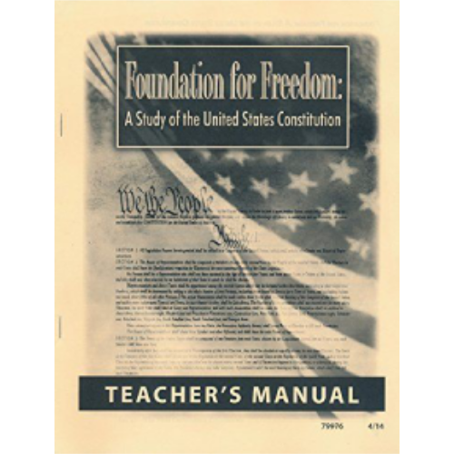 Foundation for Freedom Teacher's Manual