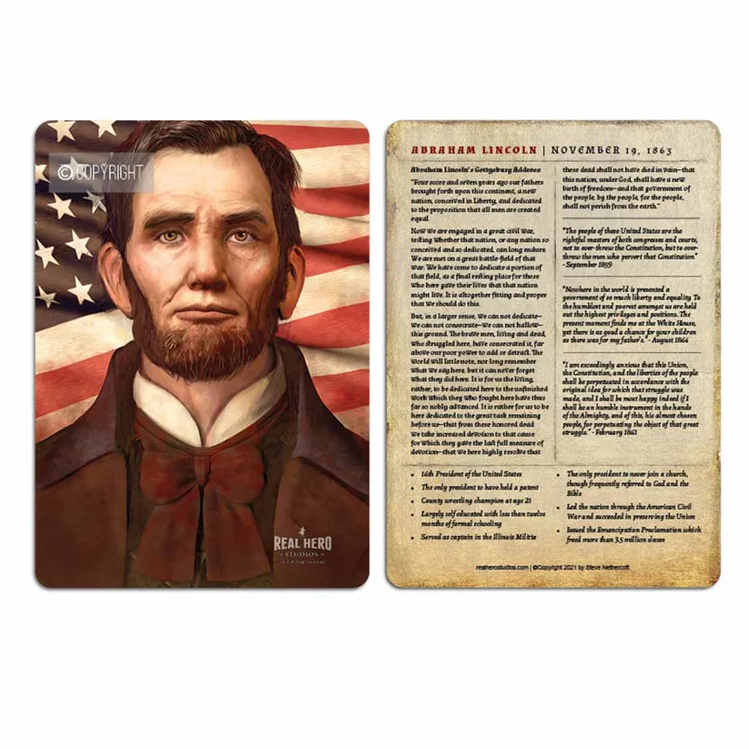 Abraham Lincoln 5x7 Card