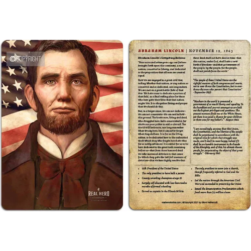 Abraham Lincoln 5x7 Card