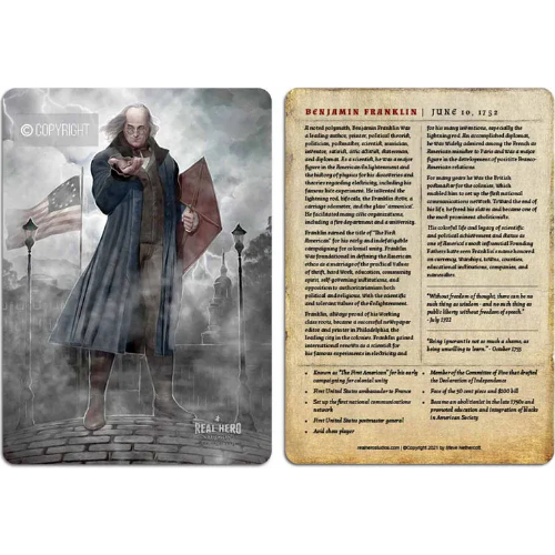 Benjamin Franklin 5x7 Card Benjamin Franklin 5x7 Card