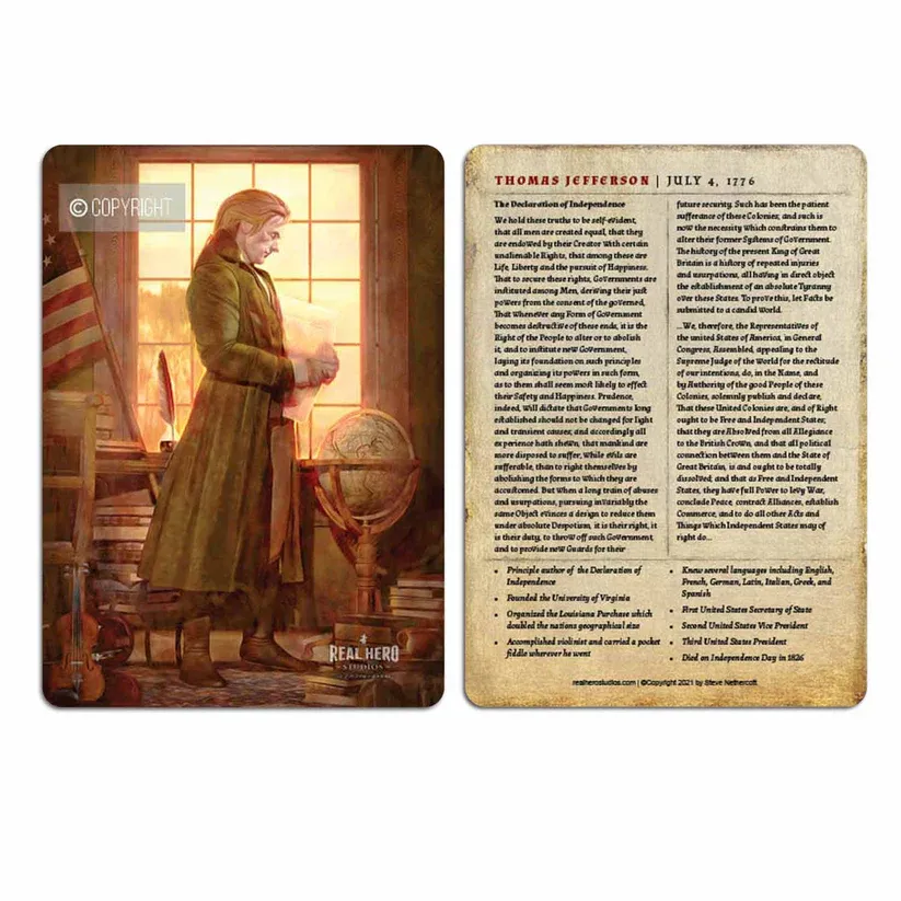 Thomas Jefferson 5x7 Card