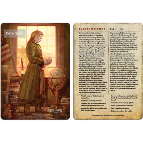 Thomas Jefferson 5x7 Card