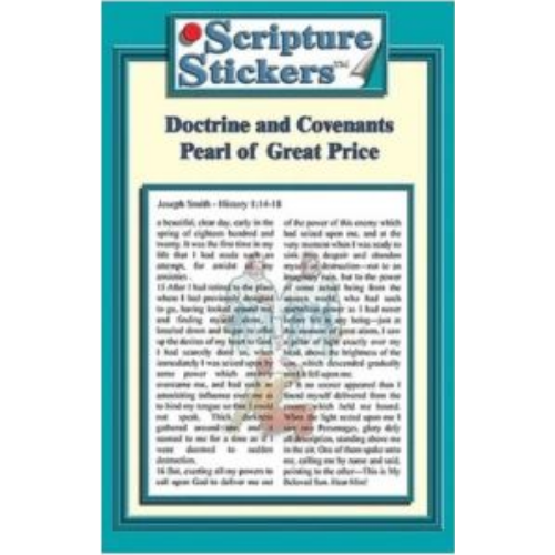 Scripture Stickers - Doctrine & Covenants/Pearl of Great Price