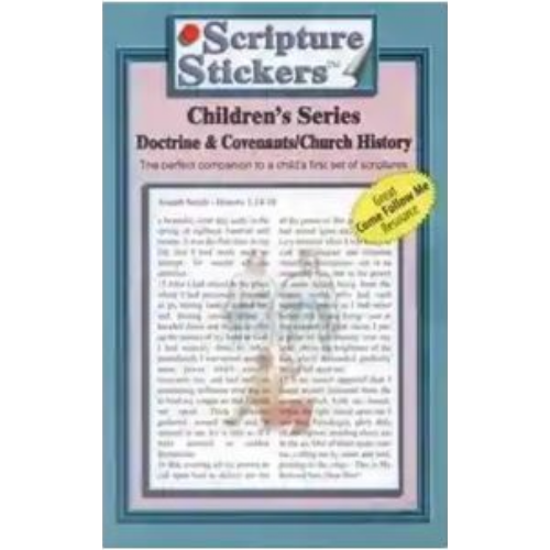 Scripture Stickers - Childrens Doctrine and Covenants/Church History