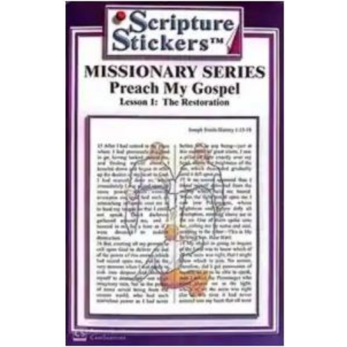 Scripture Stickers - Preach My Gospel Lesson 1