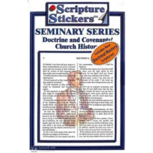 Scripture Stickers - Seminary Doctrine and Covenants/Church History Scripture Stickers - Seminary Doctrine and Covenants/Church History