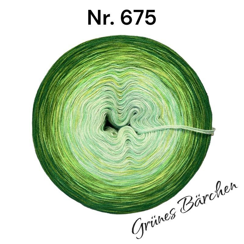 Bobbel Nr. 675 - Grünes Bärchen - 4-fädig