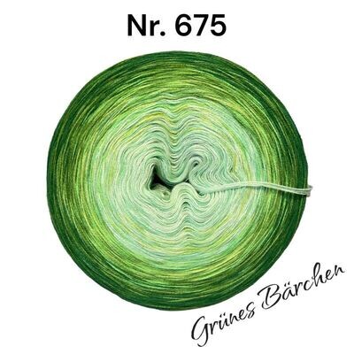 Bobbel Nr. 675 - Grünes Bärchen - 4-fädig