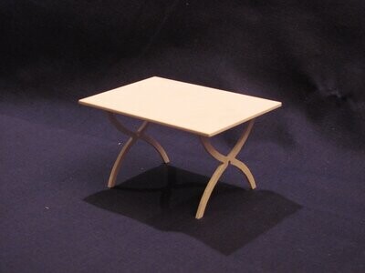 Tisch Bausatz rechteckig 1:16