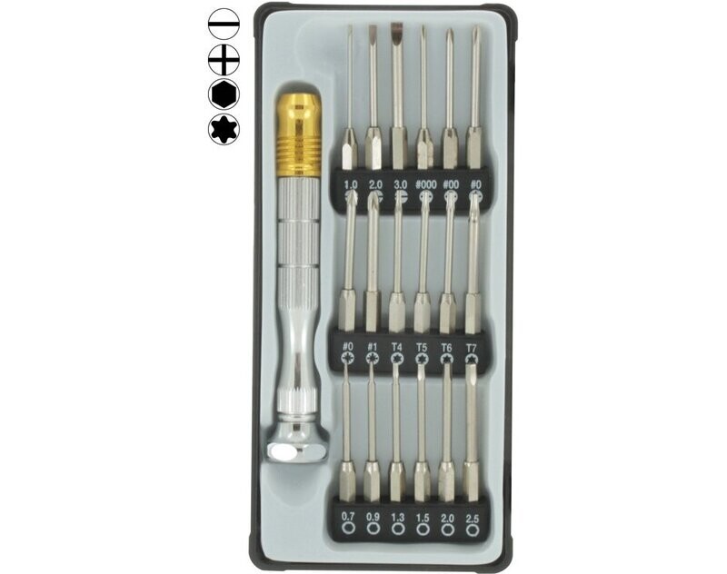 No. MBS18 Mini Bit Set 18-tlg. EXTRA LANG No. MBS18 Mini Bit Set 18-tlg. EXTRA LANG