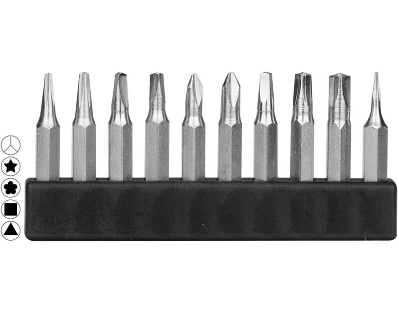 No.MBS69 - Mini Bit Sortiment Spezialbits 10-tlg. No.MBS69 - Mini Bit Sortiment Spezialbits 10-tlg.