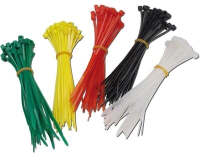 E200 - Kabelbinder 200 Stück in verschiedenen Farben