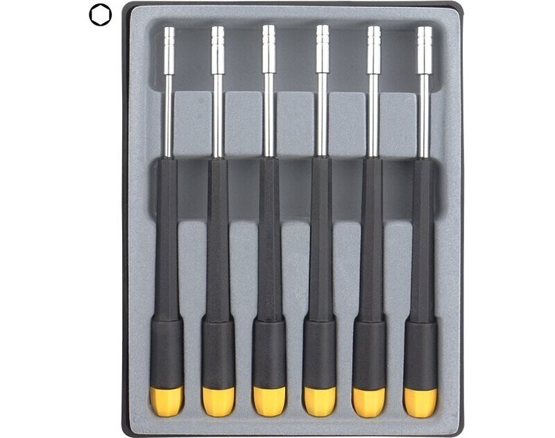 280-66 - Sechskant Steckschlüssel Set 6-tlg. 2,0 - 4,0 mm 280-66 - Sechskant Steckschlüssel Set 6-tlg. 2,0 - 4,0 mm