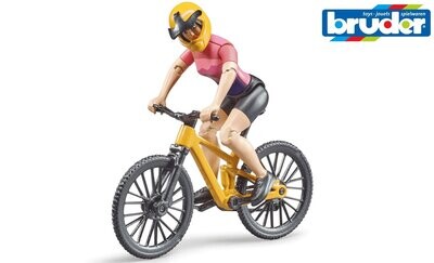 63111 bworld Mountenbike mit Radfahrerin