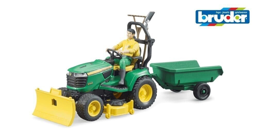 62104 bworld John Deere Aufsitzrasenmäher