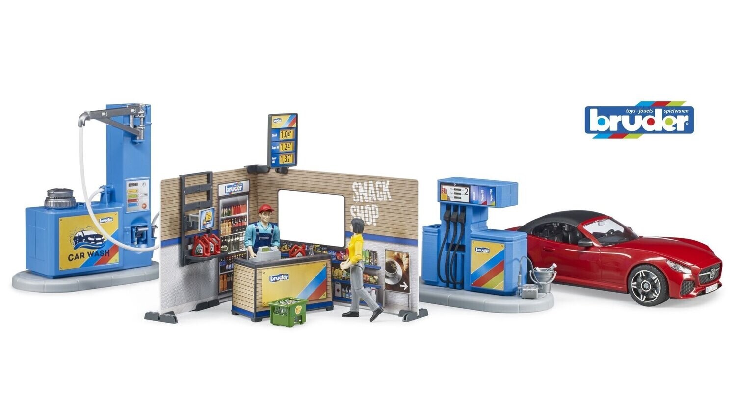 62111 bworld Tankstelle mit Waschplatz