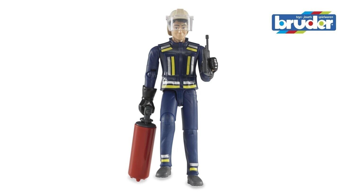 60100 Feuerwehrmann mit Zubehör