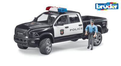02505 RAM 2500 Polizei Pickup mit Polizist und Ausstattung