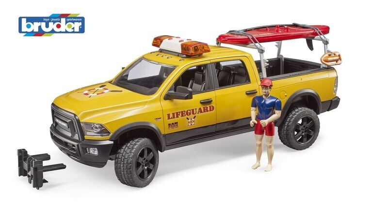 02506 RAM 2500 Power Wagon Life Guard mit Figur,