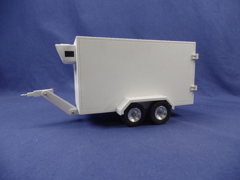Kühlanhänger mit verstellbarer Deichsel und Türen 1:14