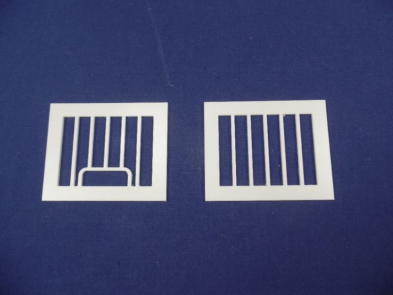 Fenstergitterset ohne Scheiben