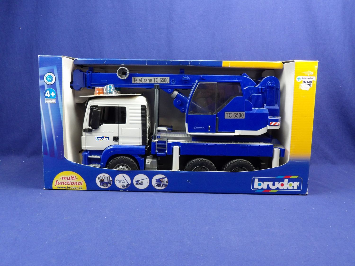 Rarität von Bruder MAN TGS Kran LKW