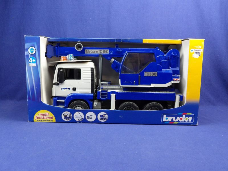 Rarität von Bruder MAN TGS Kran LKW