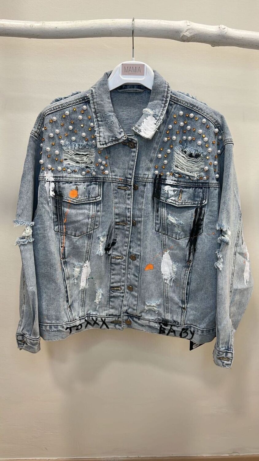 Giubbino Jeans Gioiello