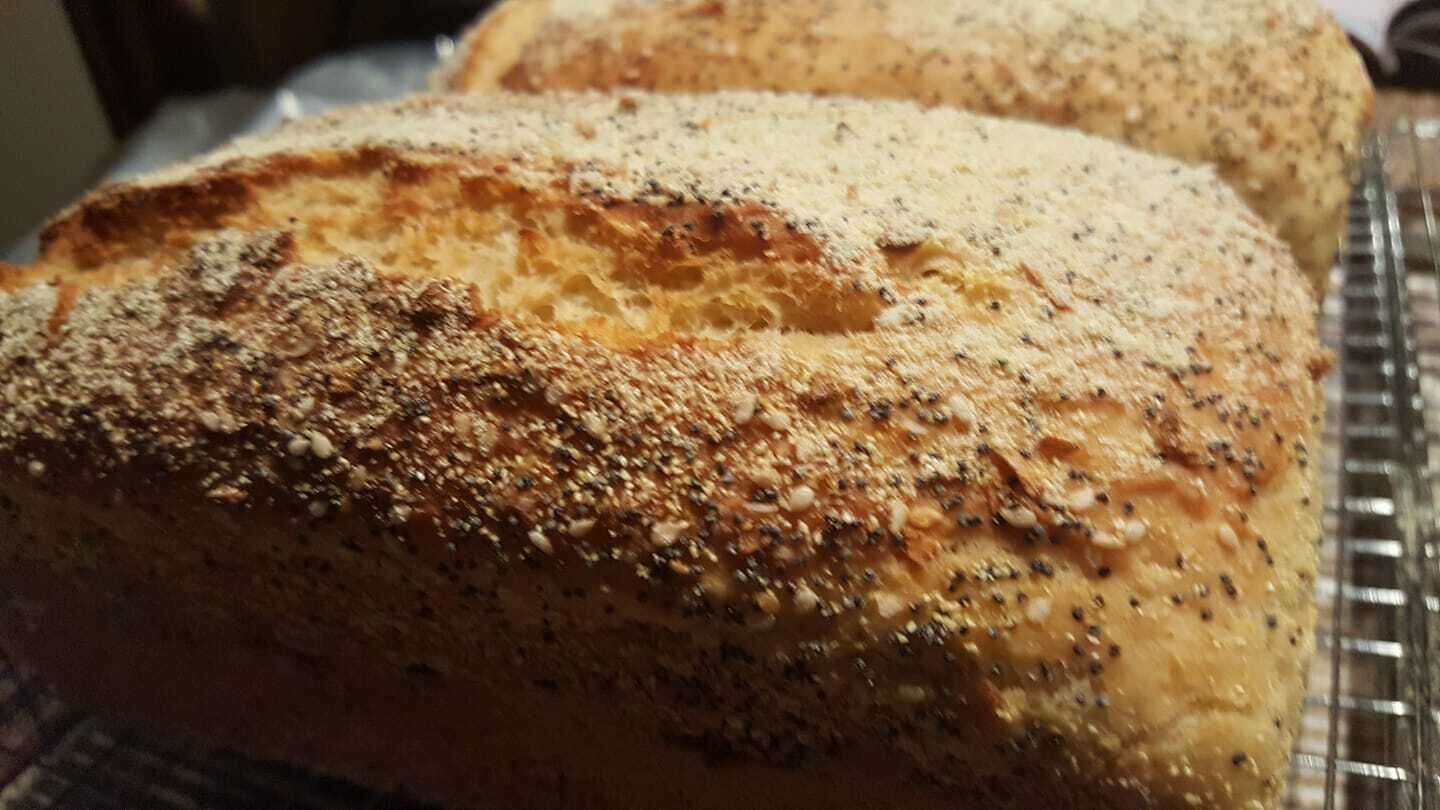 Everything English Muffin Bread