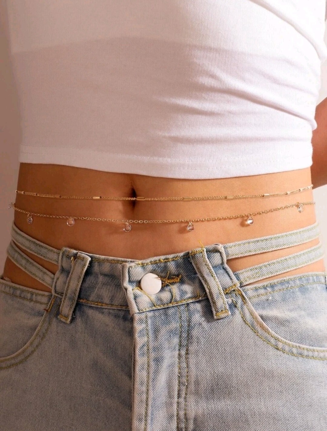 Layered waist chain