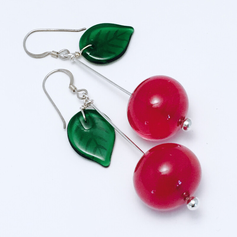 Cherry earrings
