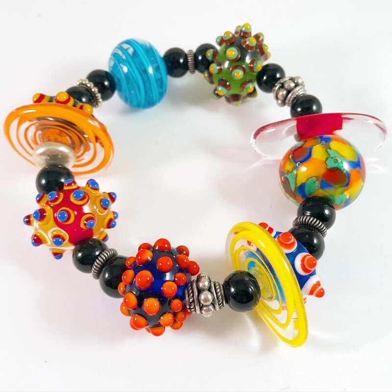 Multi Colored Stretch Bracelet