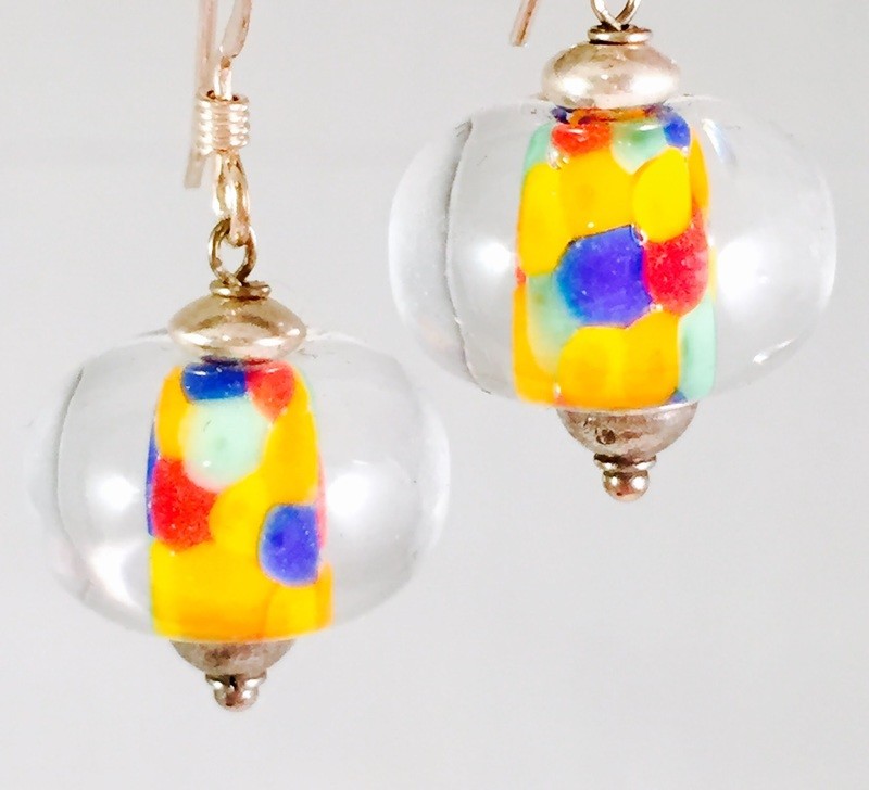 Multi color earrings