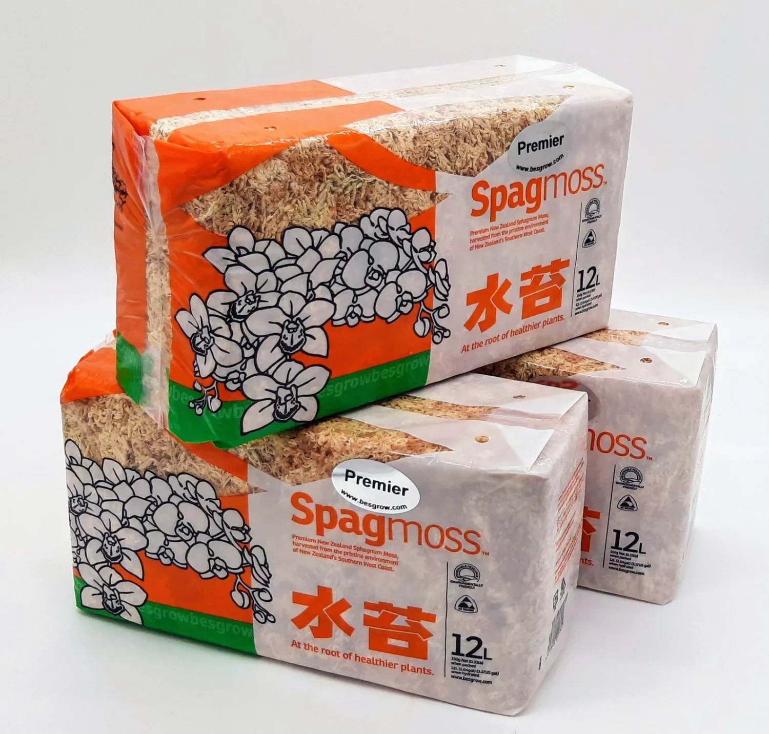 Besgrow Spagmoss 150g Premier New Zealand Sphagnum Moss- Premium sphagnum mahovina s Novog Zelanda