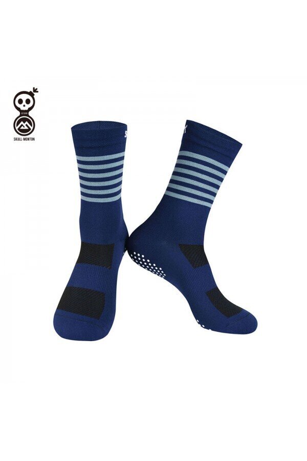 Monton SKULL Friday Blue Knitting Socks