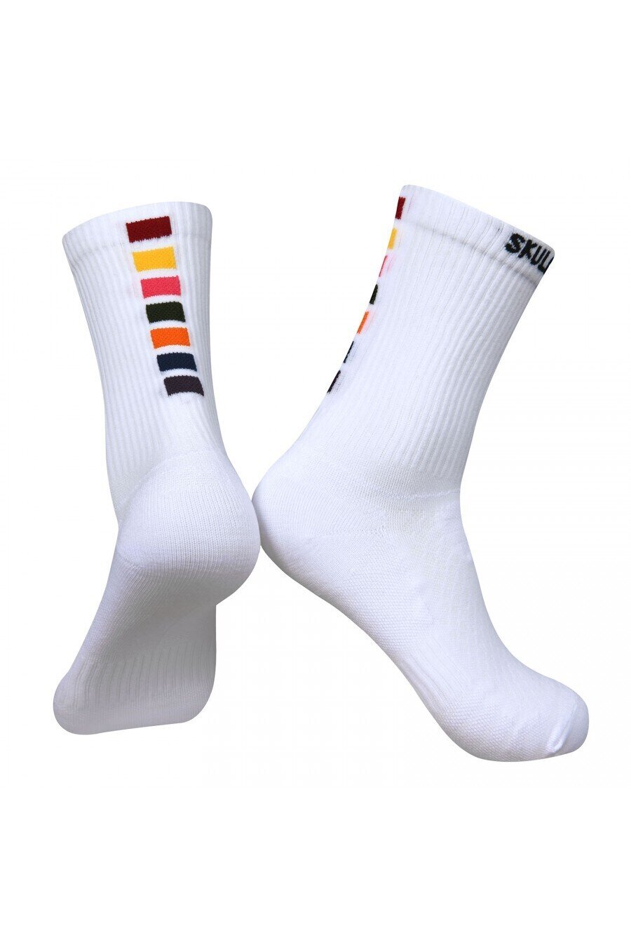 Monton SKULL Holiday White Socks