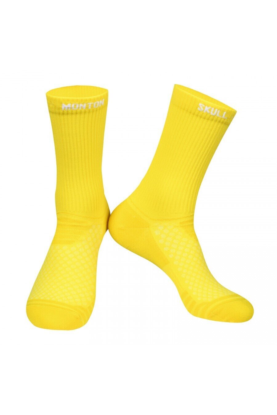 Monton SKULL Monday Yellow Socks