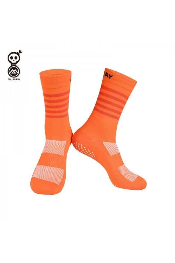 Monton SKULL Thursday orange Knitting Socks