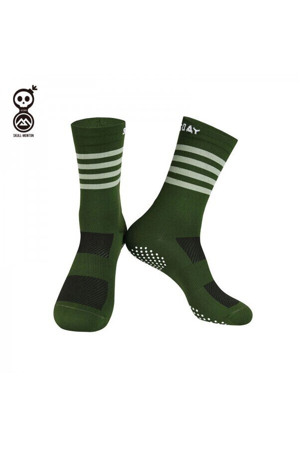 Monton SKULL Wednesday Green Knitting Socks