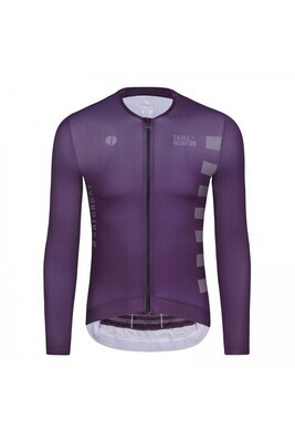 Monton SKULL Saturday Purple Summer Long Sleeve Jersey Men