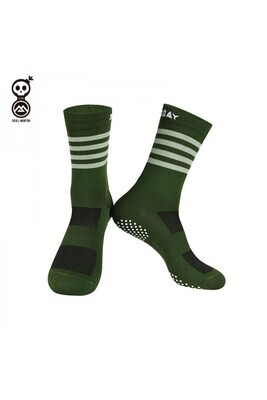 SKULL Wednesday Green Knitting Socks