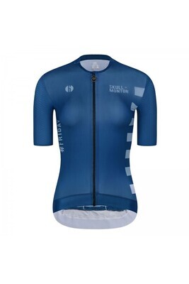 Monton SKULL Friday Blue Jersey Women