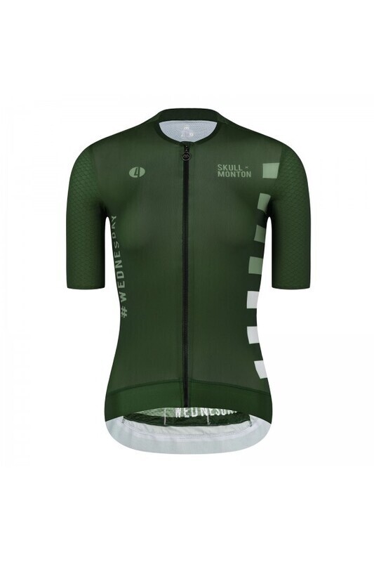 MONTON SKULL Wednesday Green Jersey Women