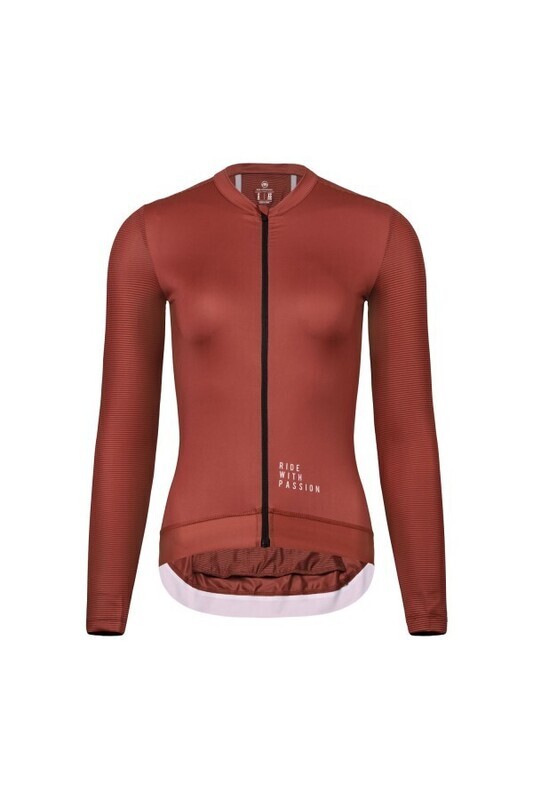 MONTON URBAN Traveler Summer Long Sleeve Jersey Red Women